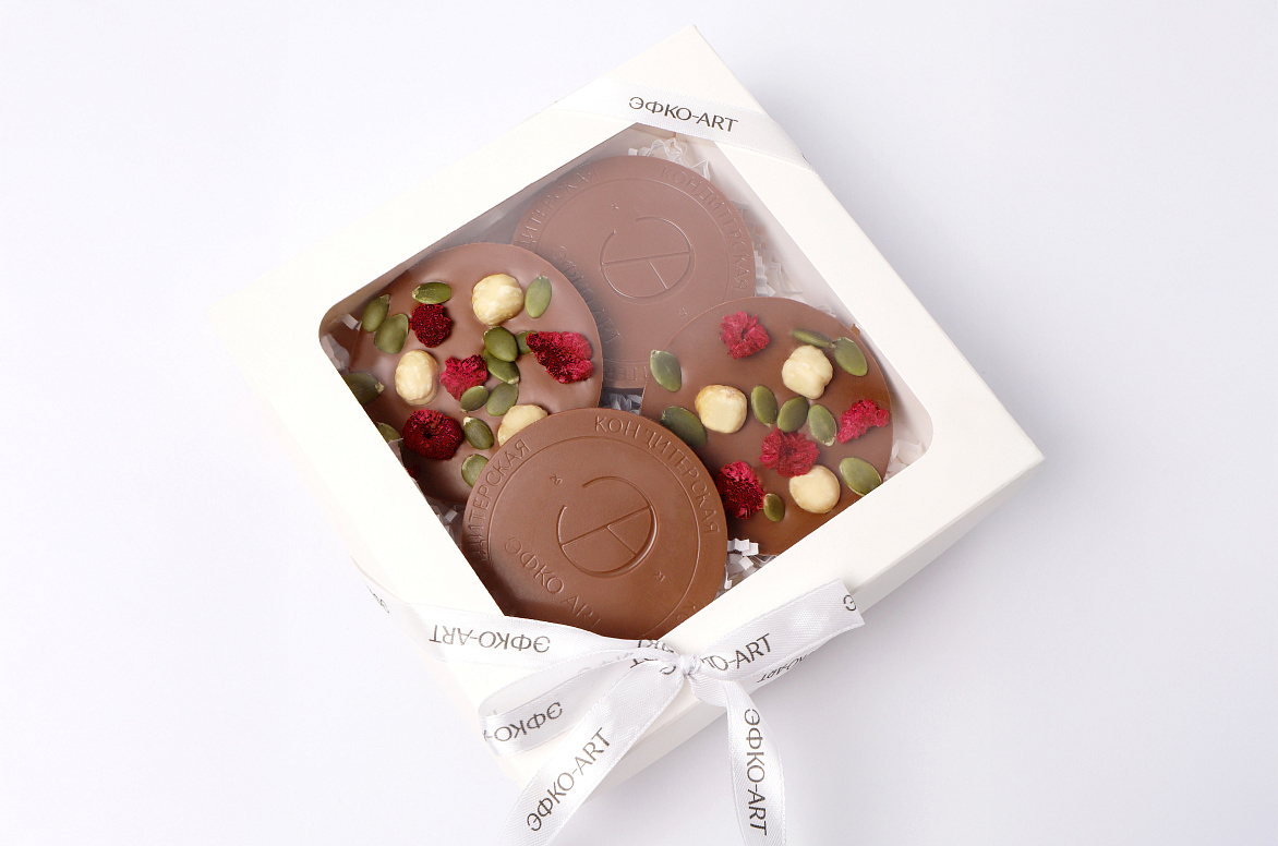 Медианты из молочного шоколада