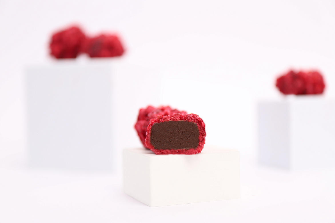 Конфеты с малиной и пряностями