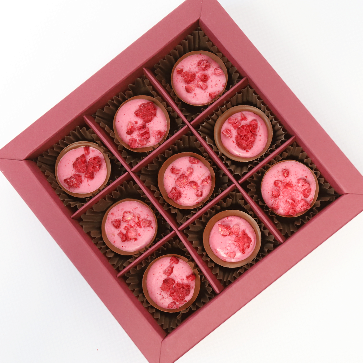 Конфеты с малиной и имбирём