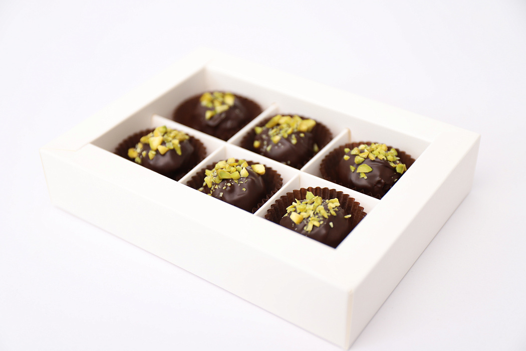 Конфеты с фисташкой и чаем матча