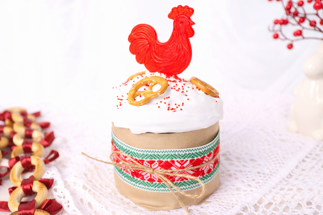 Кулич «Русские узоры»