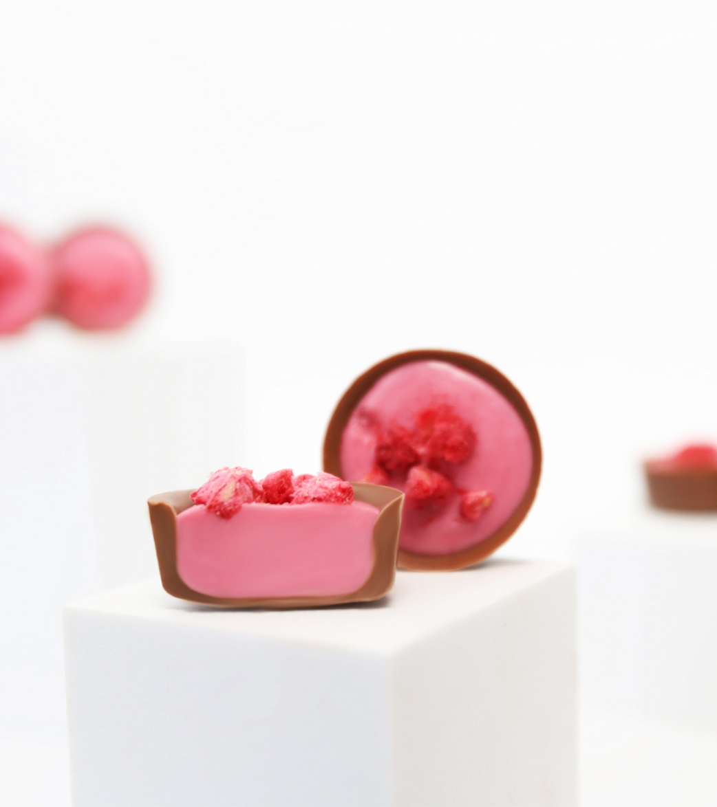 Конфеты с малиной и имбирём