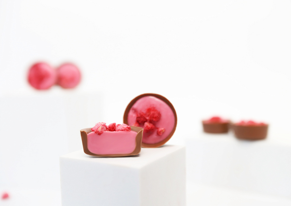 Конфеты с малиной и имбирём