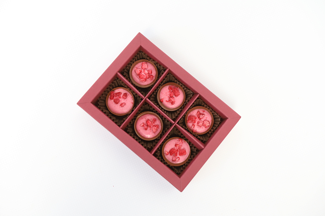 Конфеты с малиной и имбирём