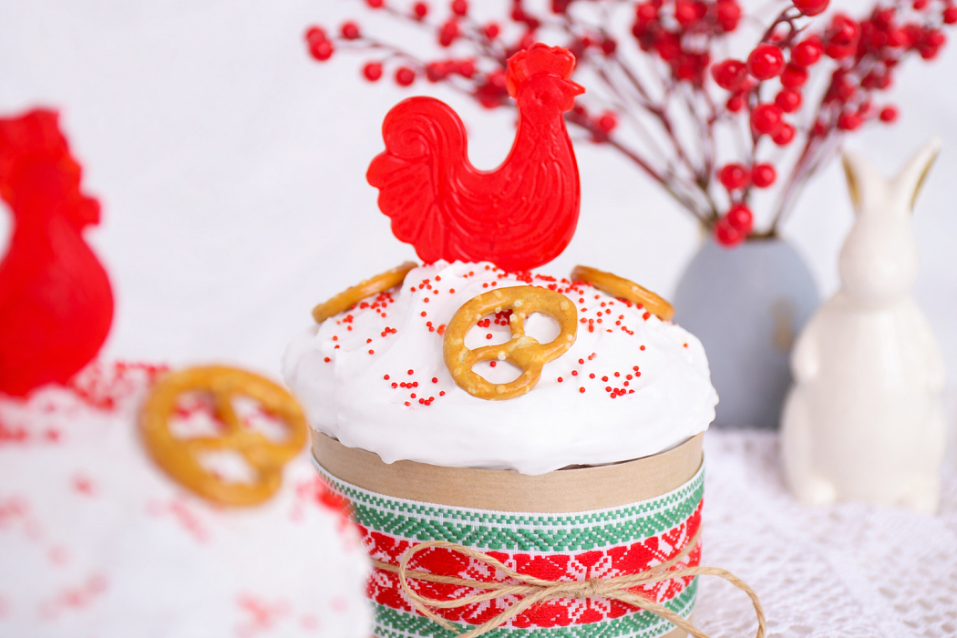 Кулич «Русские узоры»