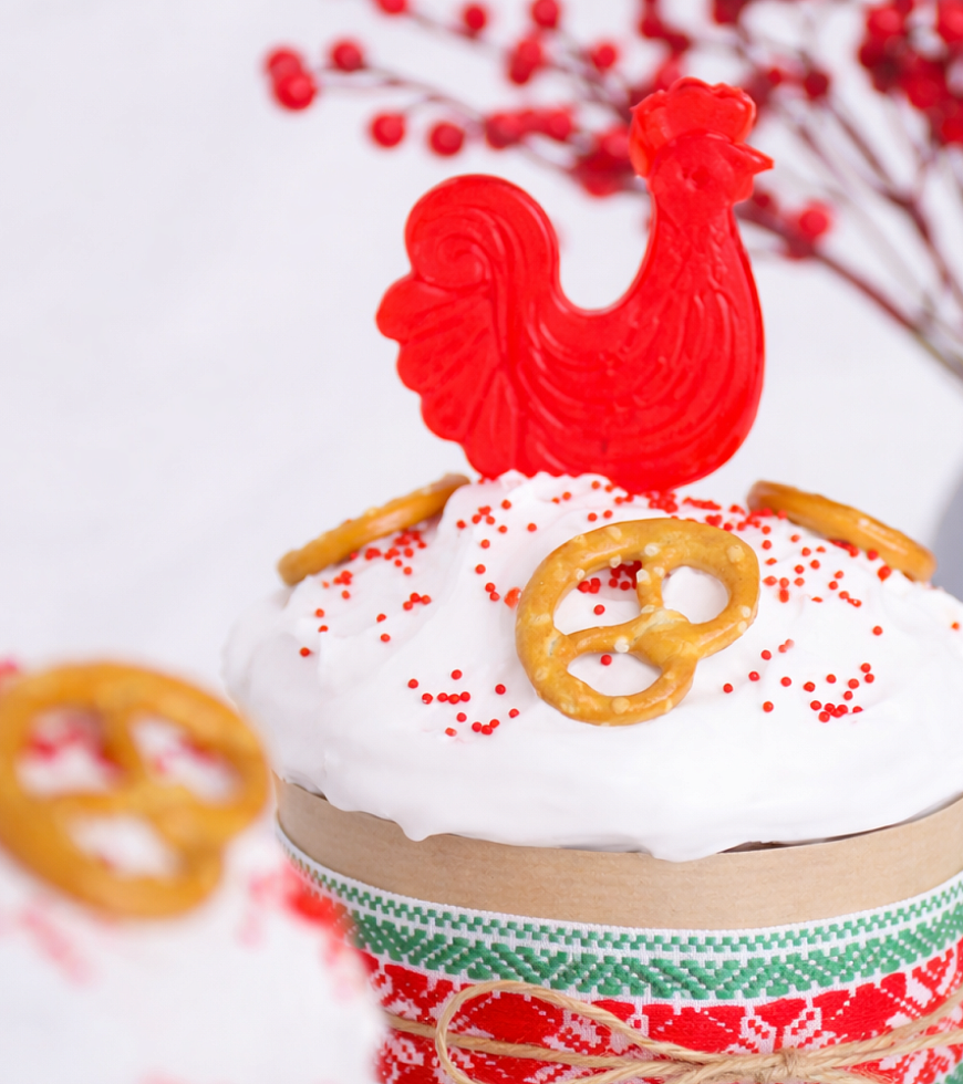 Кулич «Русские узоры»