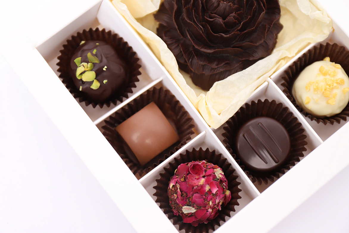 Подарочный набор «Комплимент» с тёмным шоколадом