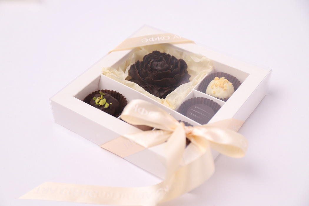 Подарочный набор «Комплимент» с тёмным шоколадом