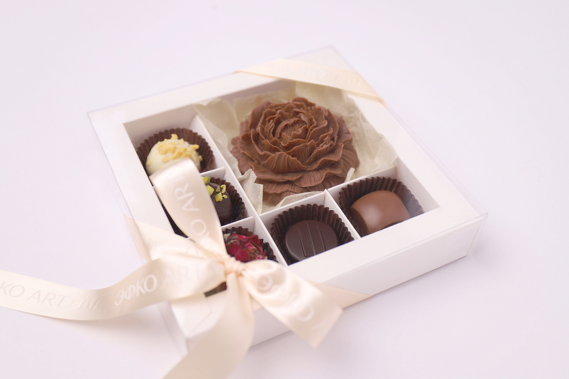 Подарочный набор «Комплимент» с молочным шоколадом